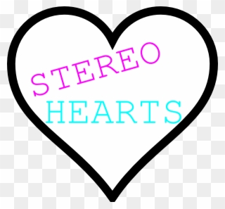 My Stereo Heartttt Clip Art - Love Heart Colouring Pages - Png Download