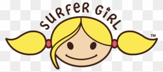 Cartoon Surfer Girls - Surfer Girl Logo Png Clipart