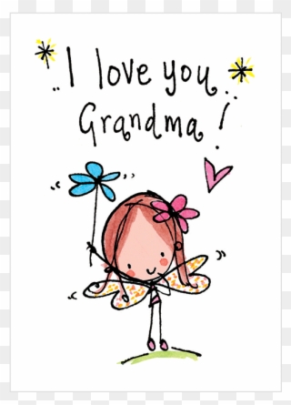 Grandmother Clipart Datuk - Love Grandma Clipart - Png Download