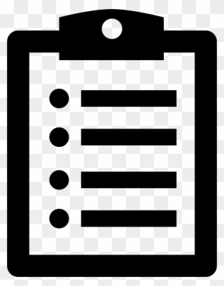 Note On A Clipboard Comments - Clipboard Icon Free - Png Download