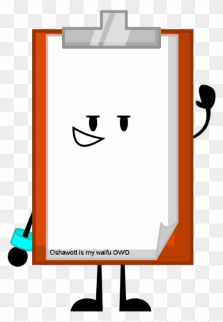 Image Pose Object Shows Royalty Free Stock - Bfdi Clipboard - Png Download