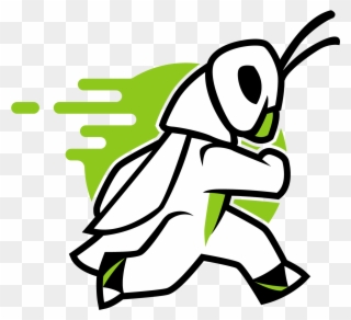 Grasshopper Clipart Line - Camping - Png Download