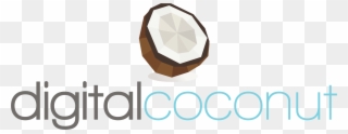 Coconut Clipart Diagram - Digital Coconut - Png Download