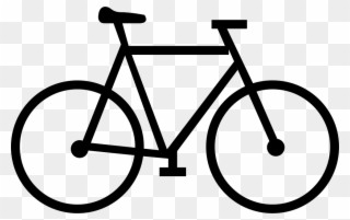 Clipart Bike Svg - Transparent Background Bike Icon - Png Download