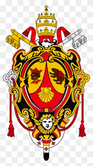 Open - Pope Benedict Xvi Coat Of Arms Tiara Clipart