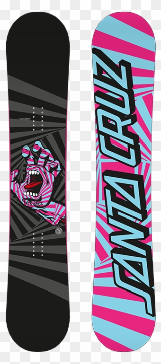 Santa Cruz Offers A Wide Range Of Snowboards To Fit Clipart