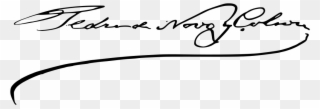 Firma De Pedro De Novo Y Colson Clipart