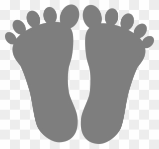 Feet, Toes, Footmarks, Outline, Human, Barefoot Clipart