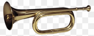 Brass Cavalry Bugle Clipart