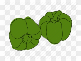 Drawn Vegetable Green Pepper Clipart