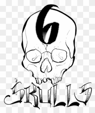 Photo Taken At 6 Skulls Tattoo By Yext Y Clipart