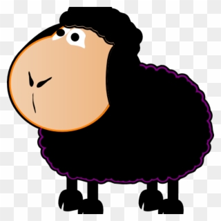 Black Sheep Clipart Black Sheep Clip Art At Clker Vector - Png Download