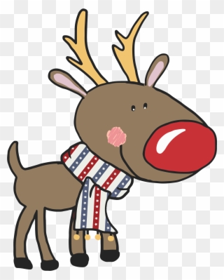 Woodworking Plans Christmas Reindeer Free Clip Art - Png Download