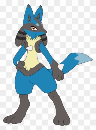 [pokemon] Roku The Lucario By The Dutch Wolf Clipart