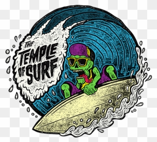 Surf Surfing Fremantle Skull Club Football Illustration Clipart