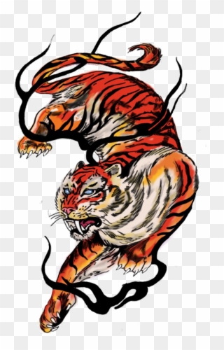 Report Abuse - Tattoo Png Tigre Clipart