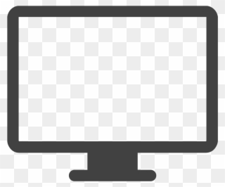 Computer Logo - Tv Monitor Icon Clipart