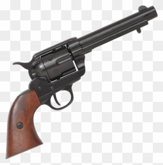 Colt Revolver Png - Colt 45 Revolver Black Clipart