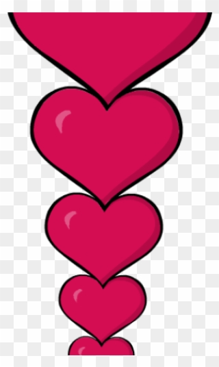 Valentine`s Day Clipart 4 Heart - Valentine's Day Hearts Clipart - Png Download