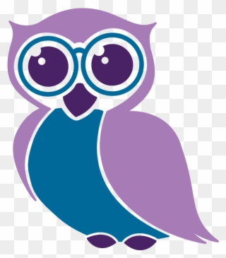 Wise Owl Wordsmithing Owl Icon - Owl Clipart