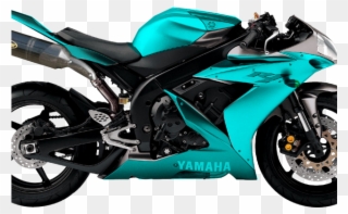Vehicle Clipart Green Motorcycle - Yamaha R1 - Png Download