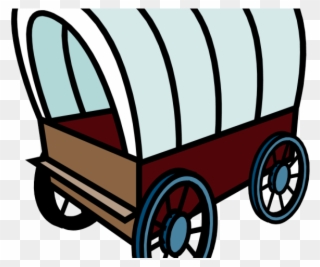 Wild West Clipart Covered Wagon - Oregon Trail Clipart Wagon - Png Download