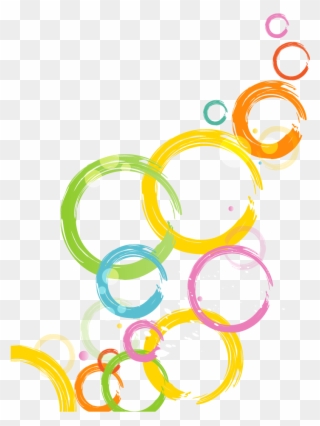 Abstract Circle Cartoon Colorful Png Image High Quality - Disk Clipart