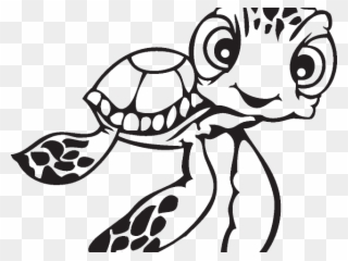 Drawn Sea Turtle Dory - Drawing Sea Turtles Easy Clipart