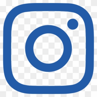 Follow Us - Logo Instagram Png Azul Clipart