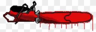 Bloody Chainsaw - Illustration Clipart