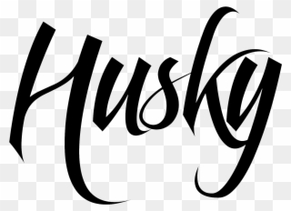 Answered Looking For The Name Of This Typeface - Husky And Horses Clipart