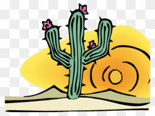 Desert Clipart Cactus Desert - Desert Clipart - Png Download