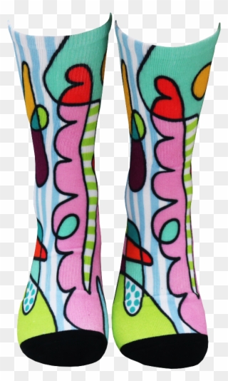 Abstract W/ Colors - Sock Clipart