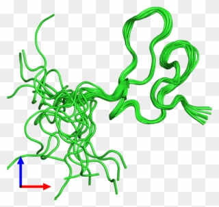 Pdb 2n9z Coloured By Chain And Viewed From The Front - Illustration Clipart