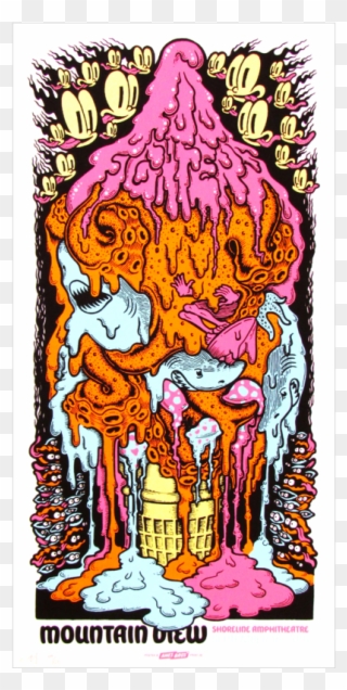 Foo Fighters 2015 Mountain View, Ca Poster - Poster Clipart