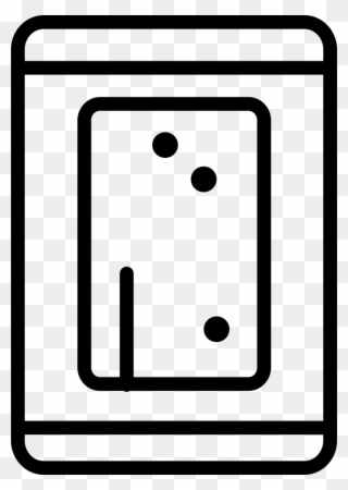 Dishwasher Outline Comments Clipart