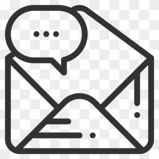 Send Us An Email - Png Envelope Icon Clipart