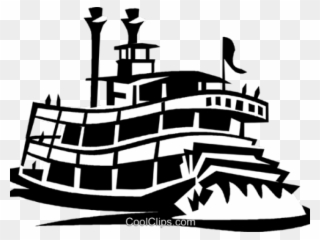Free Steamboat Cliparts - Riverboat Clipart - Png Download