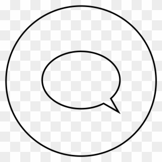 Communication - Circle Divided Into Fourths Clipart