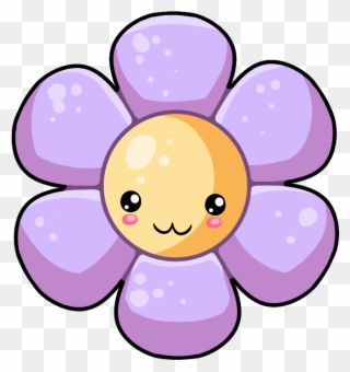Purple Flower - Clock Tattoo Meaning Clipart