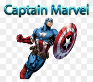 Download Captain Marvel Free Pictures Clipart Png Photo - Captain America Avengers Assemble Comic Transparent Png