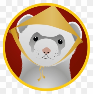 Ferret-badges 3 Vietnamese Food Ferret - Vietnamese Ferret Clipart