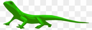 Pae In Gecko Form From The Side - Illustration Clipart