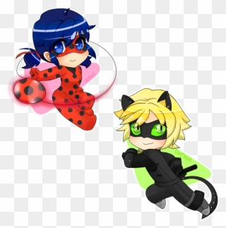 Miraculous Ladybug And Cat Noir Drawings Clipart