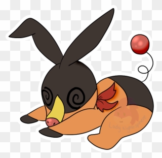 Fainted Tepig By Ladynightosphere Fur Affinity [dot] - Fainted Pokemon Png Clipart