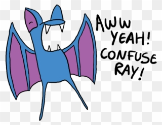 Zubat Used Supersonic - Zubat Used Confuse Ray Clipart