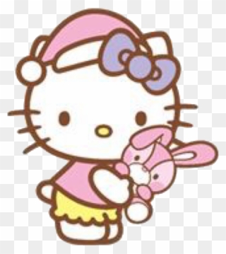 Bedtime Sticker - Hello Kitty Good Night Clipart