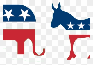 Political Clipart Political Party - Democratic And Republican Png Transparent Png
