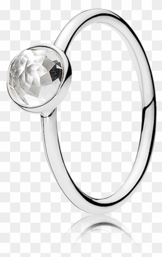April Droplet Ring Pandora Clipart