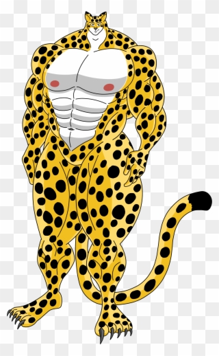 Leopard Man - Illustration Clipart